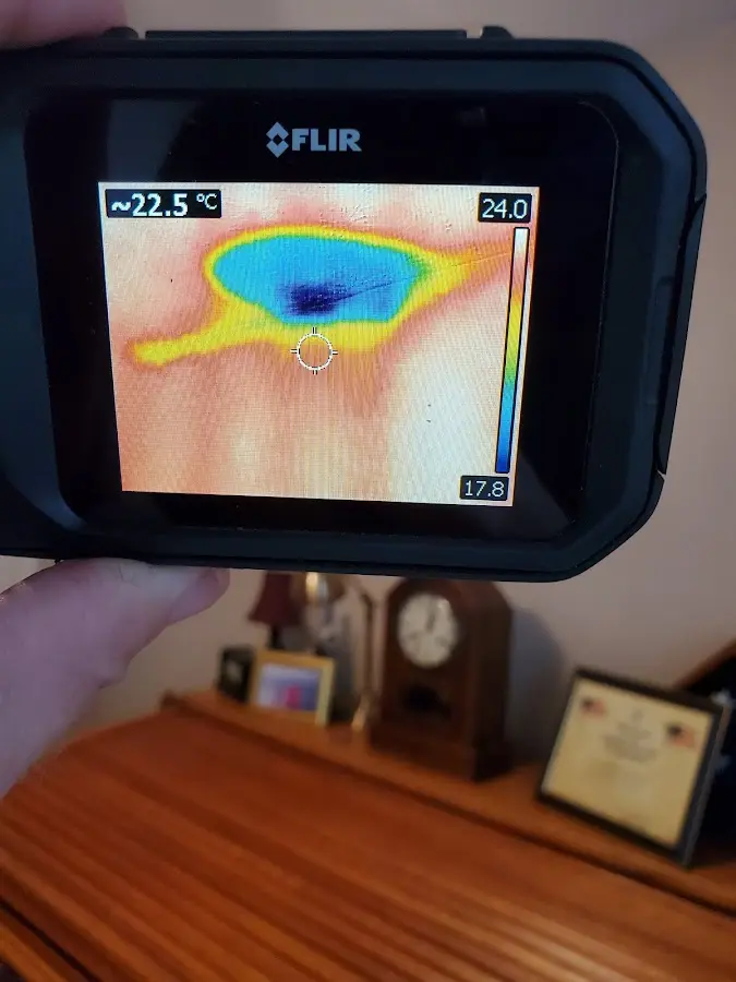 Thermal imaging inspection for water damage in Bulverde